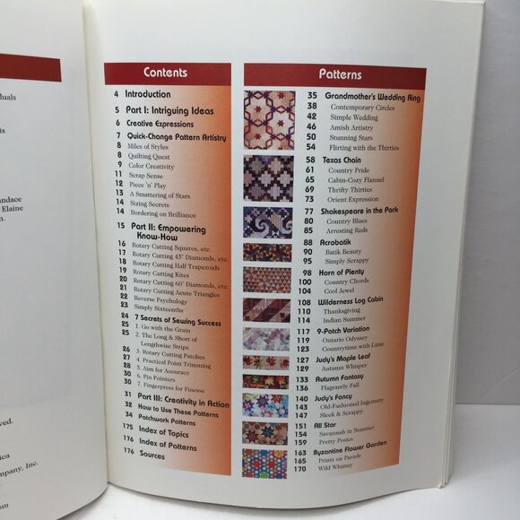Vintage 2000 The Creative Pattern Book Complete Intriguing Ideas Tip Judy Martin - Picture 4 of 13